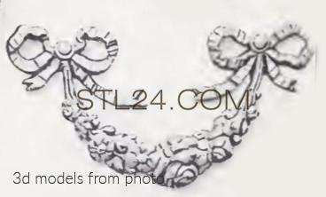 Гирлянды (GARLAND_0293 -  | 3D model 3DSMAX / OBJ / STL) 3D модель для ЧПУ станка
